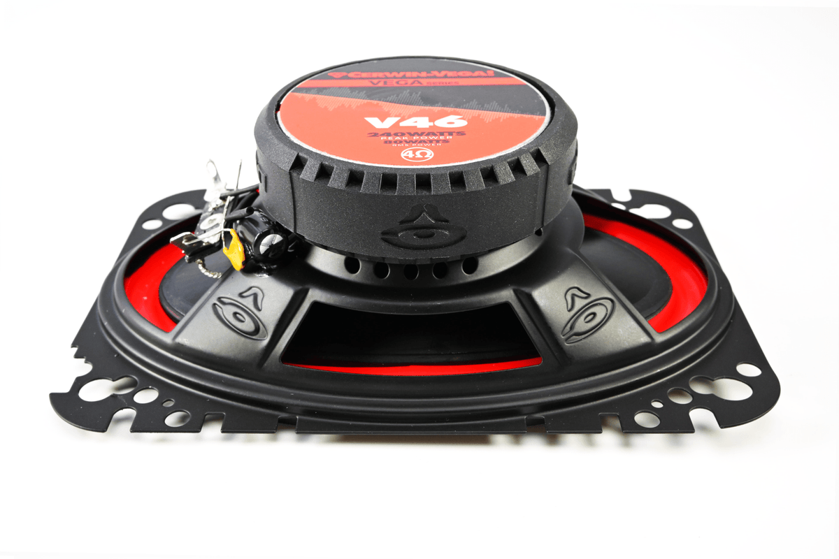 Vega Series 4x6 Inch 2-Way Coaxial Speakers V46