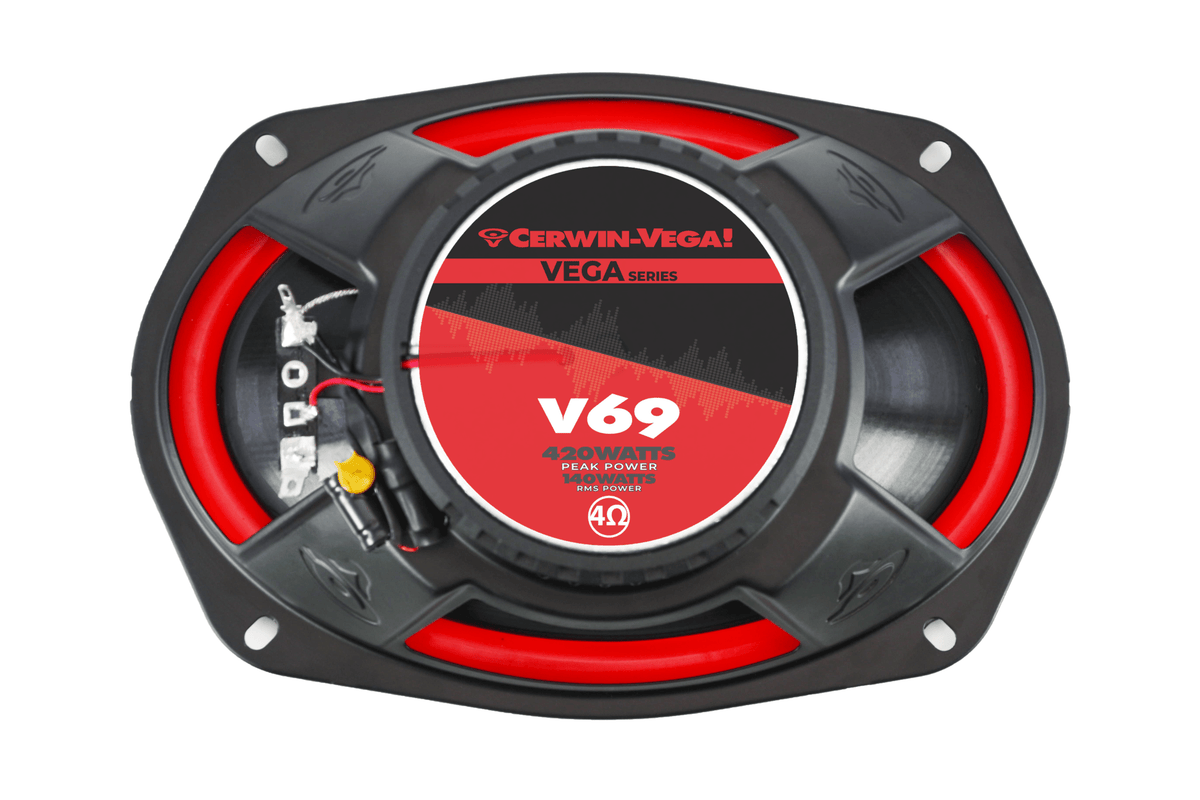 Vega Series 6x9 Inch 2-Way Coaxial Speakers V69